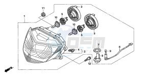 FES250 FORESIGHT drawing HEADLIGHT (FES2505)