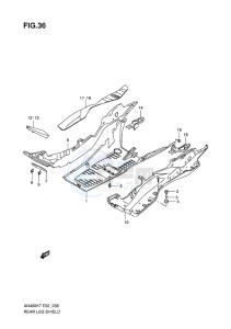 AN400Z ABS BURGMAN EU-UK drawing REAR LEG SHIELD