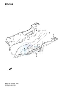 AN650 (E3-E28) Burgman drawing SIDE LEG SHIELD (MODEL K7)