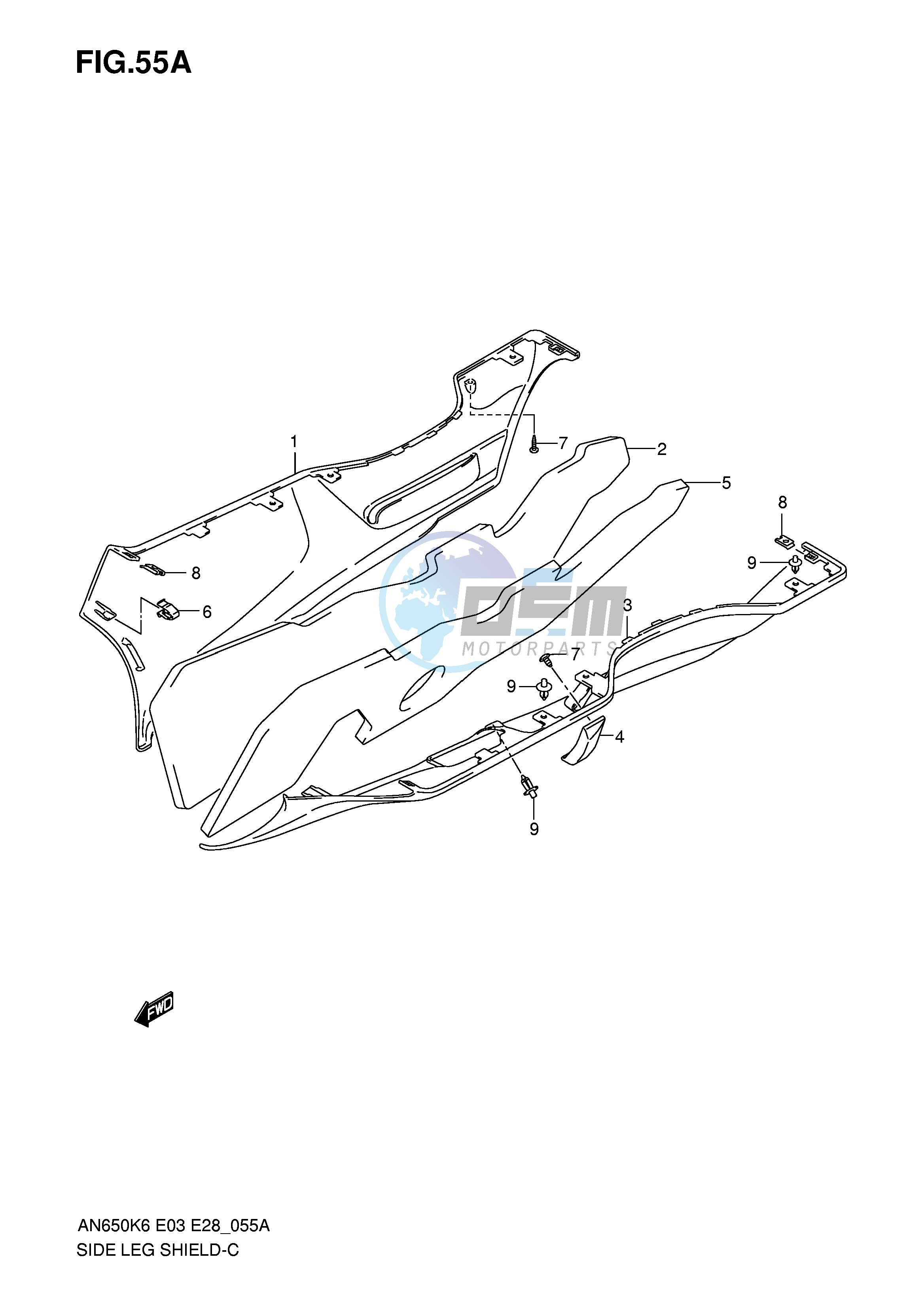 SIDE LEG SHIELD (MODEL K7)