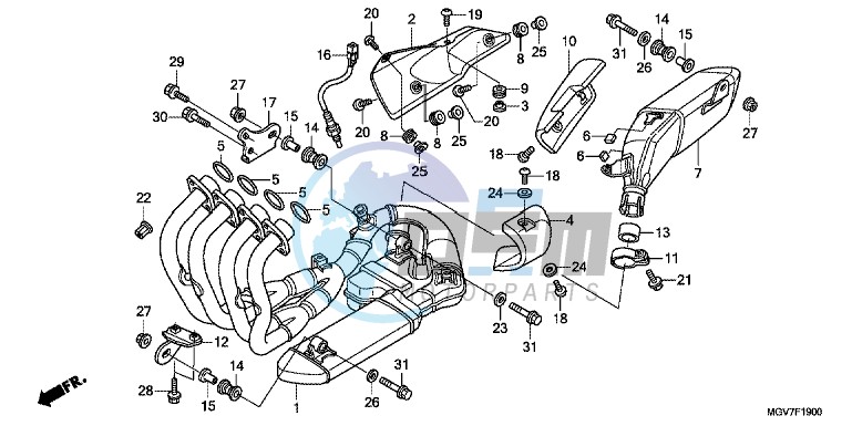 EXHAUST MUFFLER