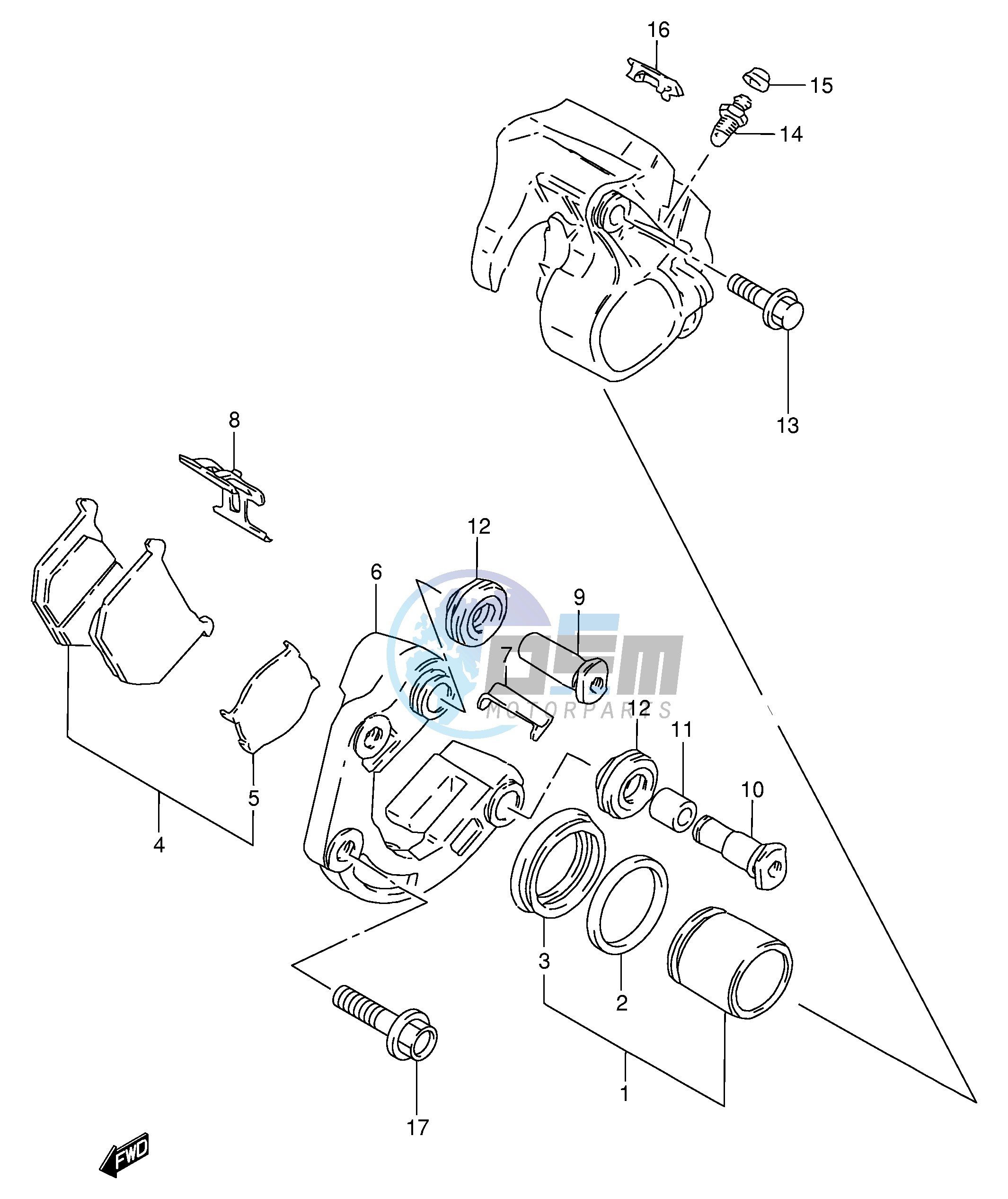 FRONT CALIPERS