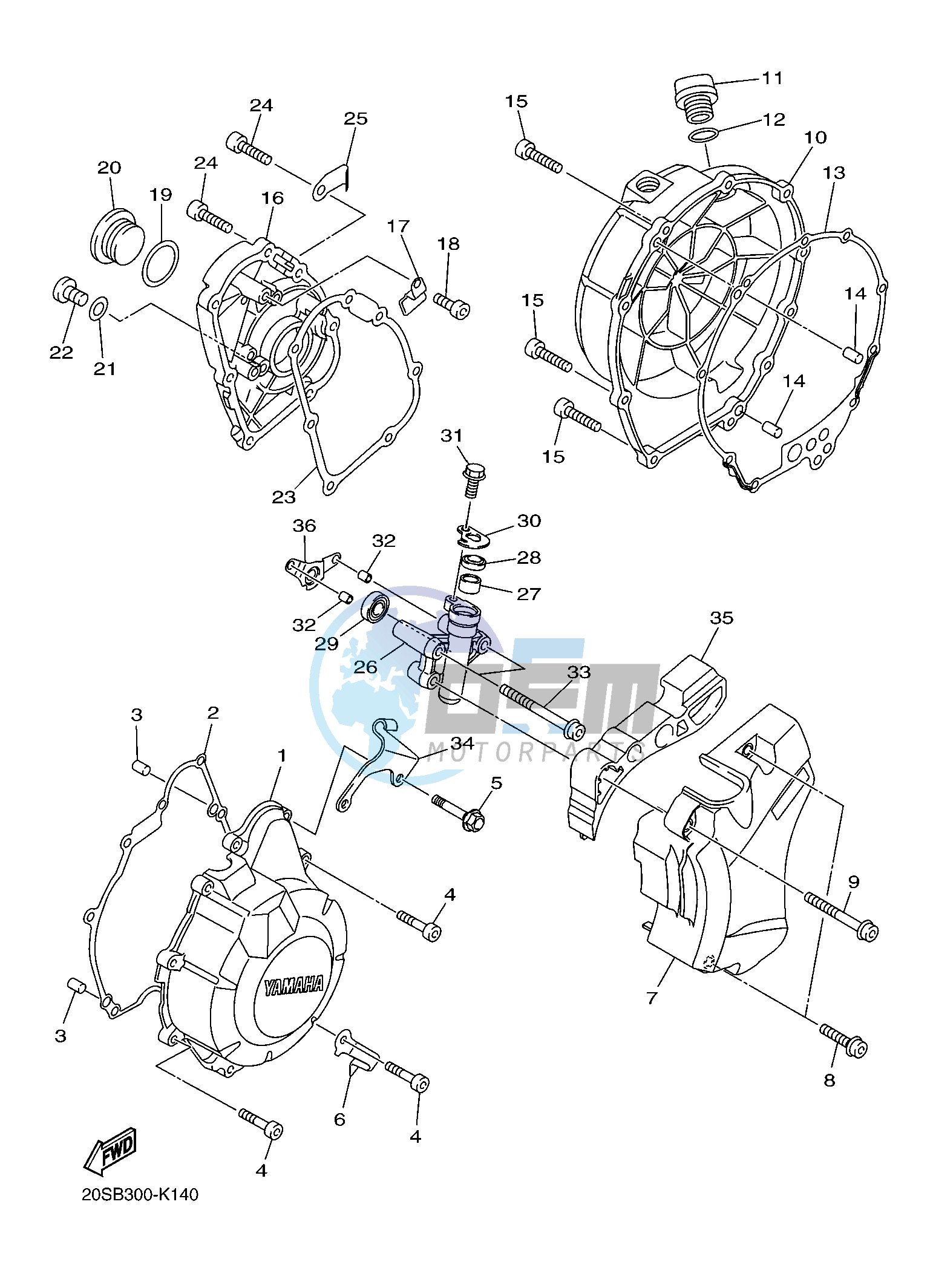 CRANKCASE COVER 1