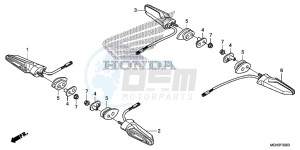 VFR1200XC drawing WINKER