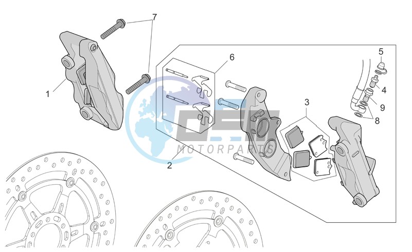 Front brake caliper I