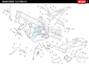 MARATHON-125-PRO-E4-SM-REPLICA-SERIES-AUSTRIA-MARATHON-125-PRO-SM-E4-BLUE-REPLICA-SERIES drawing CHASSIS