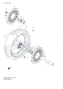 GSX-R1000 drawing FRONT WHEEL