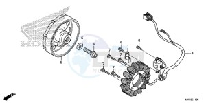 CBR1000SAG CBR1000 ED drawing GENERATOR