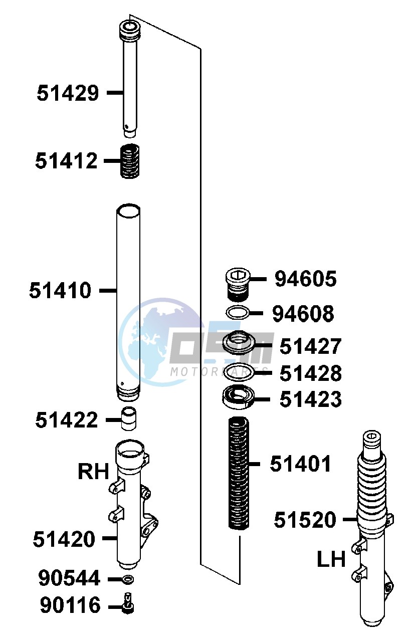 Separated Parts Of FrFork