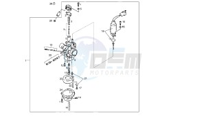 DFW - 50 CC VTHMA05A drawing CARBURETOR