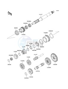 KRF 750 C [TERYX 750 4X4] (C8F) C8F drawing TRANSMISSION