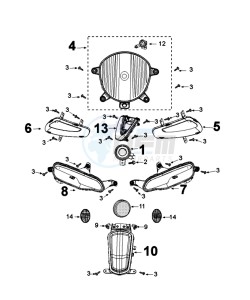 DJANGO 50 4T SPORT P drawing LIGHTING