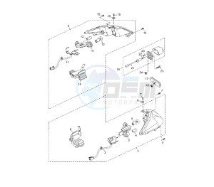 YP R X-MAX ABS 250 drawing TAILLIGHT