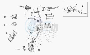 California 1100 Vintage Vintage drawing Rh front brake system