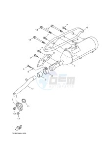 HW151 XENTER 150 (52S3) drawing EXHAUST