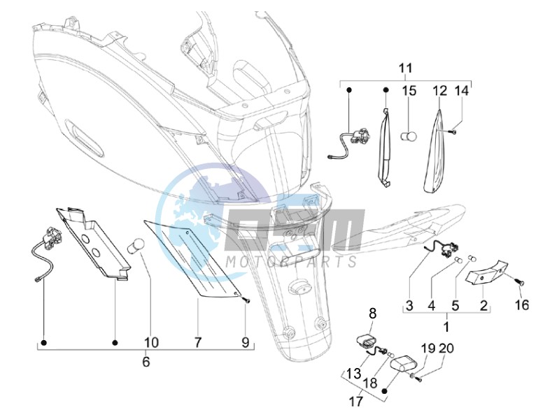 Tail light - Turn signal lamps