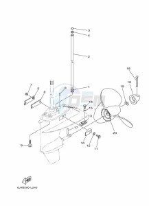 E40GMH drawing PROPELLER-HOUSING-AND-TRANSMISSION-4