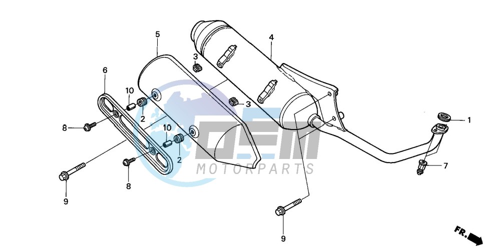 EXHAUST MUFFLER