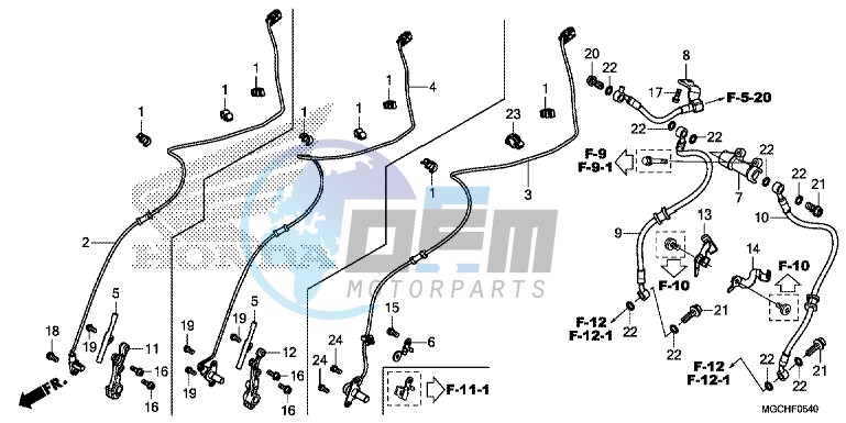 FRONT BRAKE HOSE