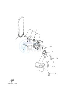 MT09 MT-09 STREET RALLY 900 (1RCW 1RCX) drawing OIL PUMP