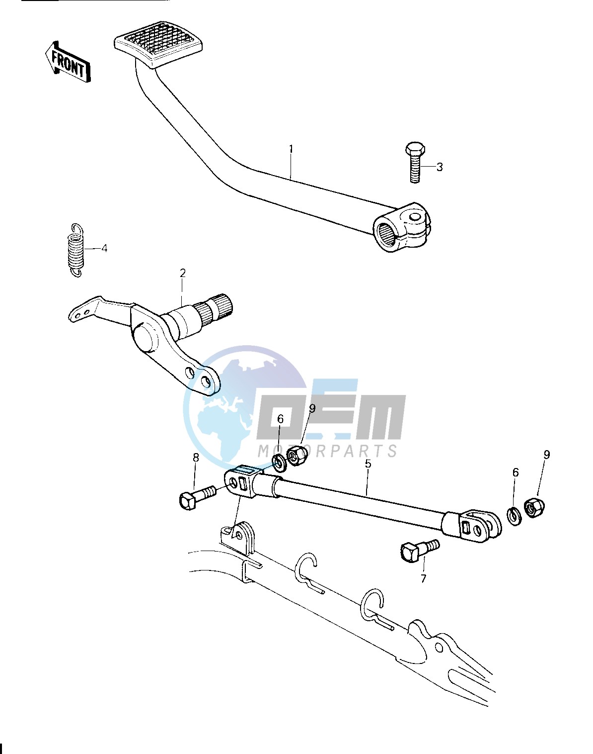 BRAKE PEDAL_TORQUE LINK -- 80 H1- -