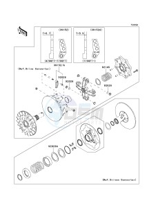 KVF 360 A [PRAIRIE 360 4X4] (A6F-A9F) A9F drawing OPTIONAL PARTS-- CONVERTER- -