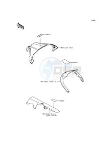 NINJA ZX-10R ZX1000JFF FR XX (EU ME A(FRICA) drawing Labels