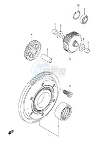 LT-A700X (E28-E33) drawing STARTER CLUTCH