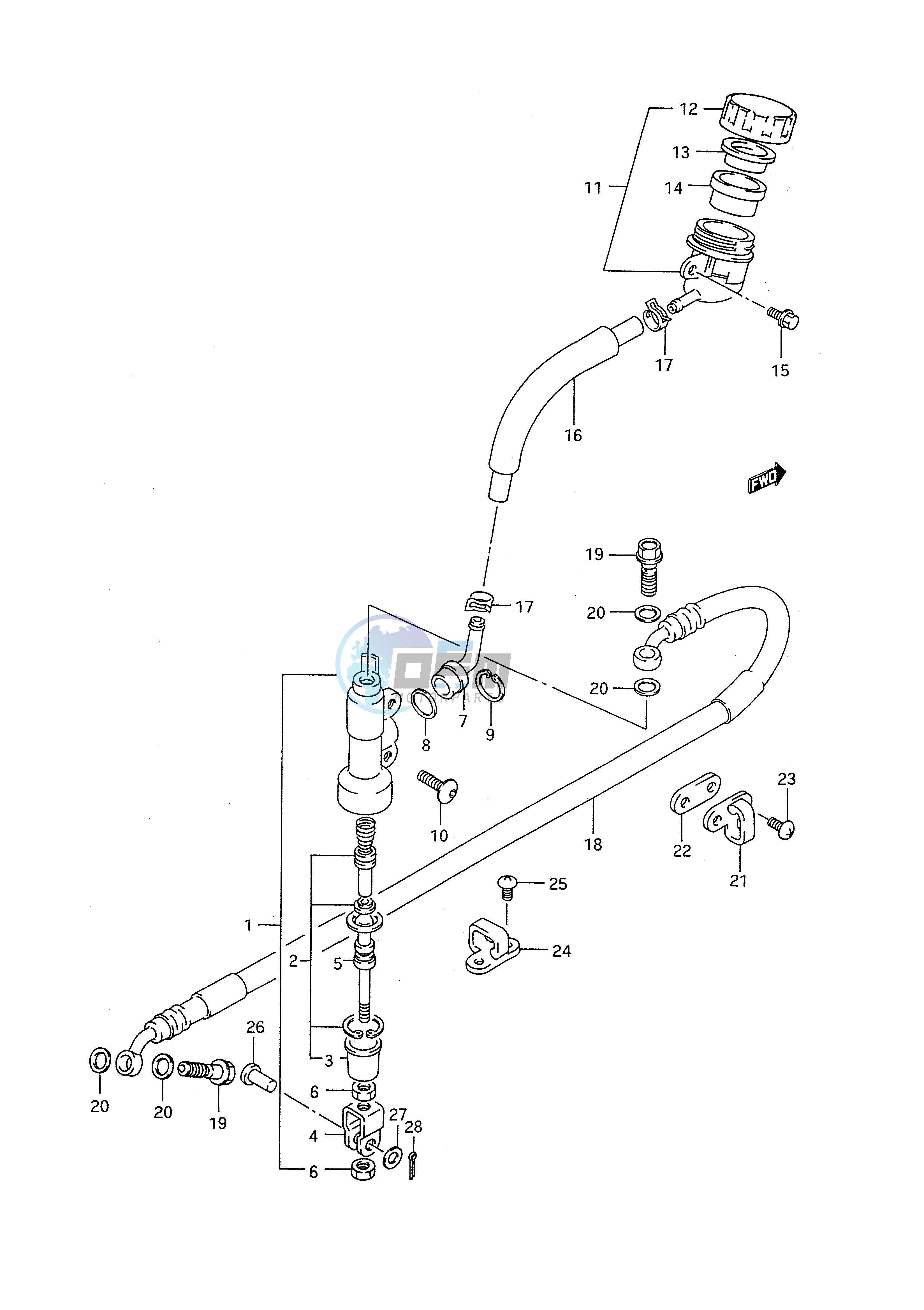 REAR MASTER CYLINDER