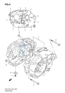 DR-Z125L EU drawing CRANKCASE