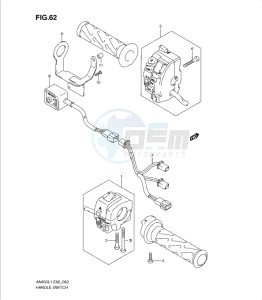 AN650 drawing HANDLE SWITCH (AN650AL1 E2)