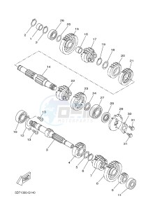 WR125X (22B8 22B8 22B8) drawing TRANSMISSION