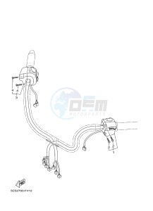 XV1900A MIDNIGHT STAR (1CR4) drawing HANDLE SWITCH & LEVER