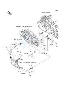 VN 1700 E [VULCAN 1700 CLASSIC] (9G-9FA) E9F drawing WATER PIPE