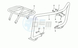 V 50 III 500 Pol. - PA VechioTipo Pol./PA VechioTipo drawing Luggage rack