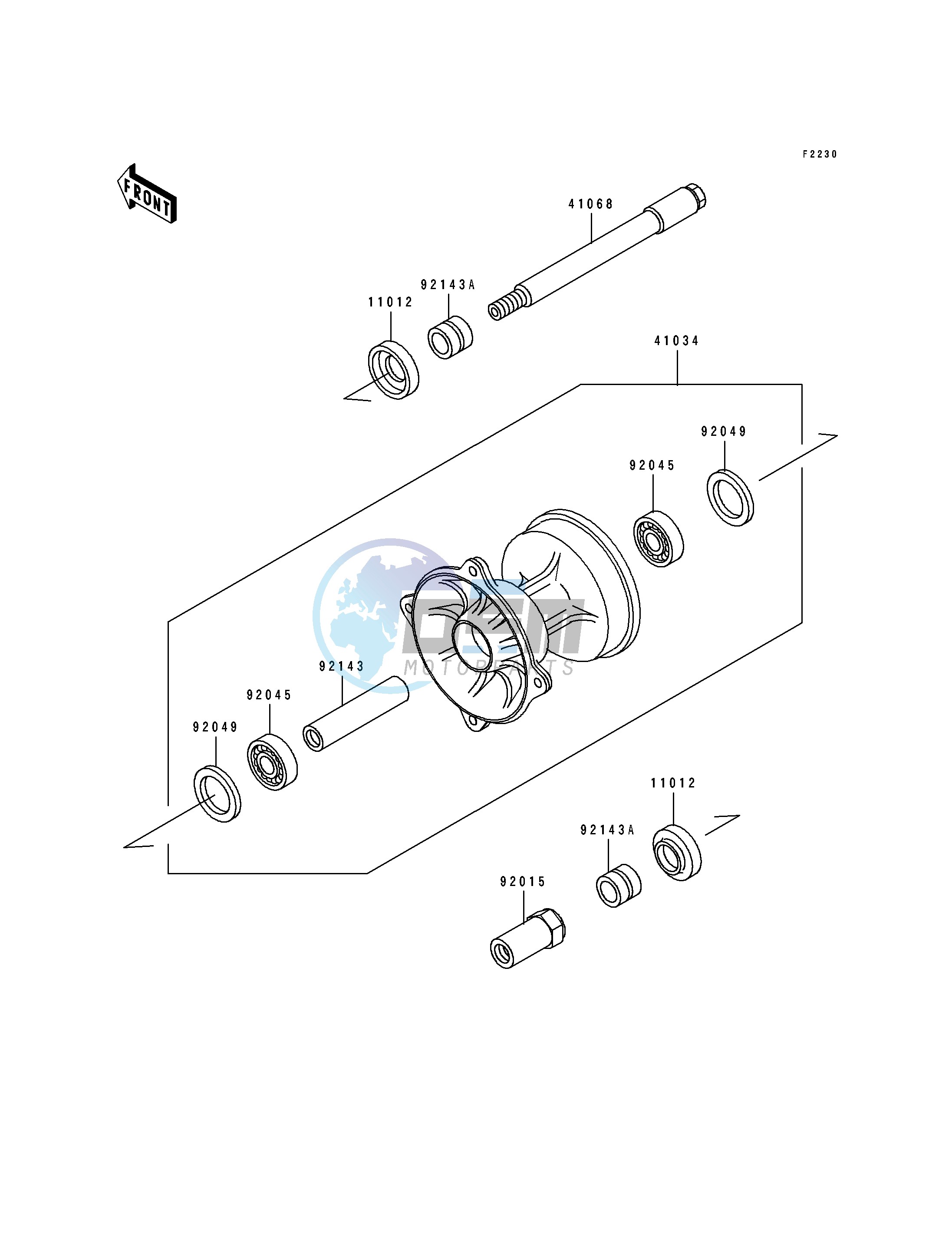 FRONT HUB