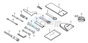 CBF600N drawing TOOLS