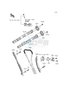 NINJA H2 ZX1000NGF XX (EU ME A(FRICA) drawing Camshaft(s)/Tensioner