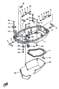 60FEO-60FETO drawing BOTTOM-COWLING