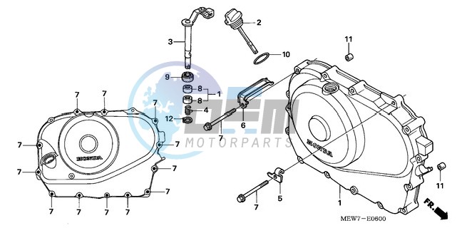 RIGHT CRANKCASE COVER