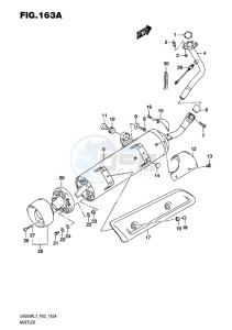 UH200 ABS BURGMAN EU drawing MUFFLER