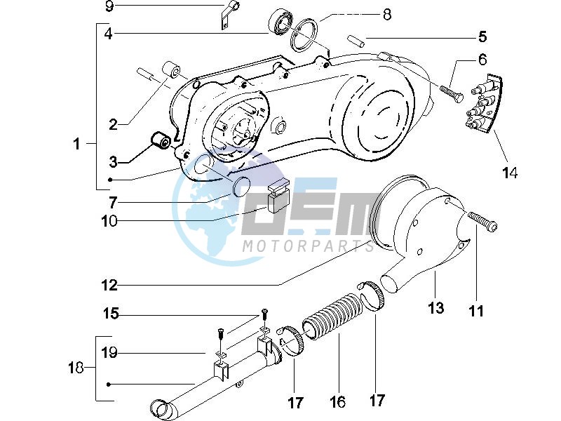 Crankcase cover - Crankcase cooling