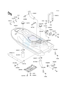 JH 750 C [750 ZXI] (C1-C3) [750 ZXI] drawing HULL-- JH750-C1_C2- -