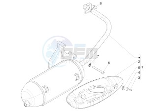 fly 50 4t 2v drawing Silencer