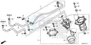 VT750SE Shadow E drawing FUEL PUMP (VT750S)