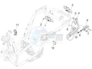 MP3 125 ibrido drawing Locks