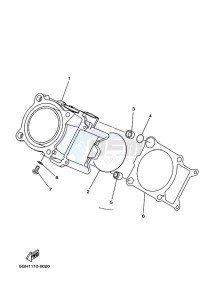 YFM450FWB KODIAK 450 (BHS2) drawing CYLINDER