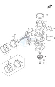 DF 175 drawing Crankshaft