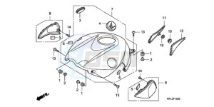 CBR1000RR9 Australia - (U / SPC) drawing TOP SHELTER