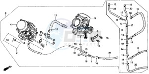 XRV750 AFRICA TWIN drawing CARBURETOR (ASSY.)